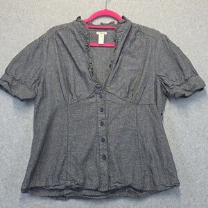 Vixen Denim Cotton Top